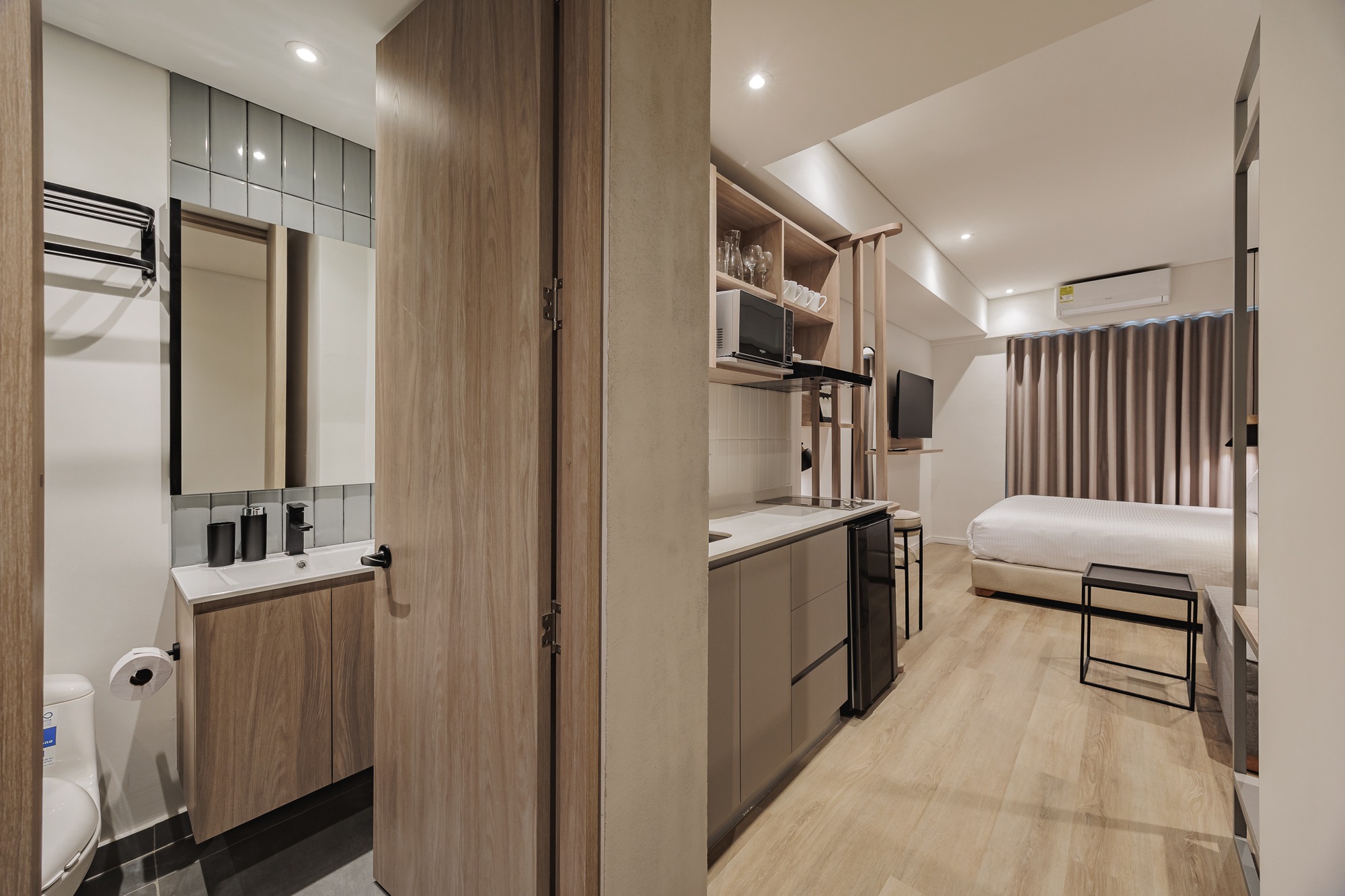 Studio amoblado en Quadrato Studios, Laureles